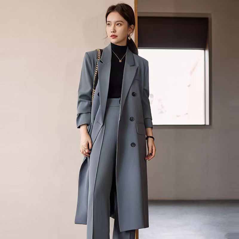 Men Formal Wear Coat - FANAN Elegant Long Trench Coat Women