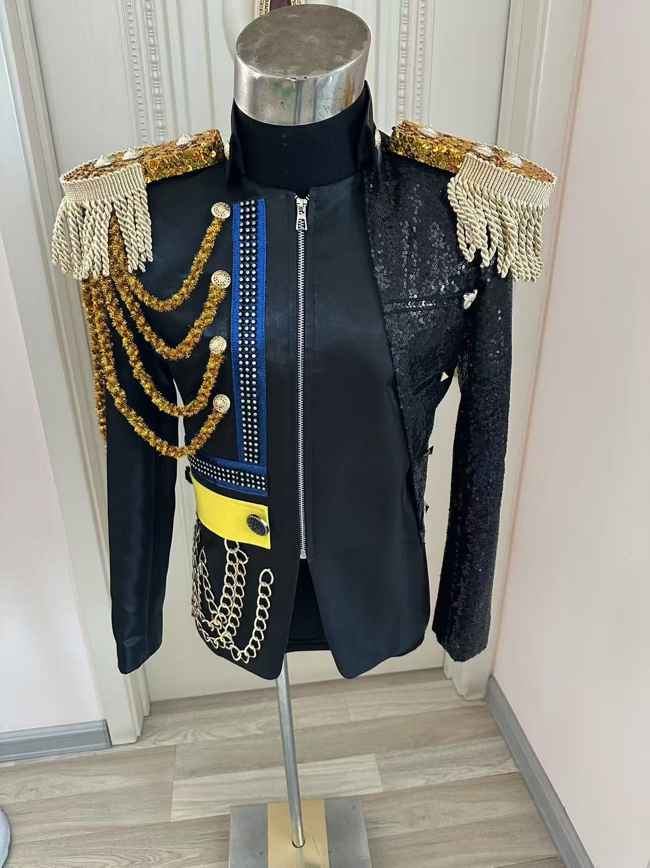 Men Formal Party Wear Dress - New Men Tassel Royal Jacket Wedding