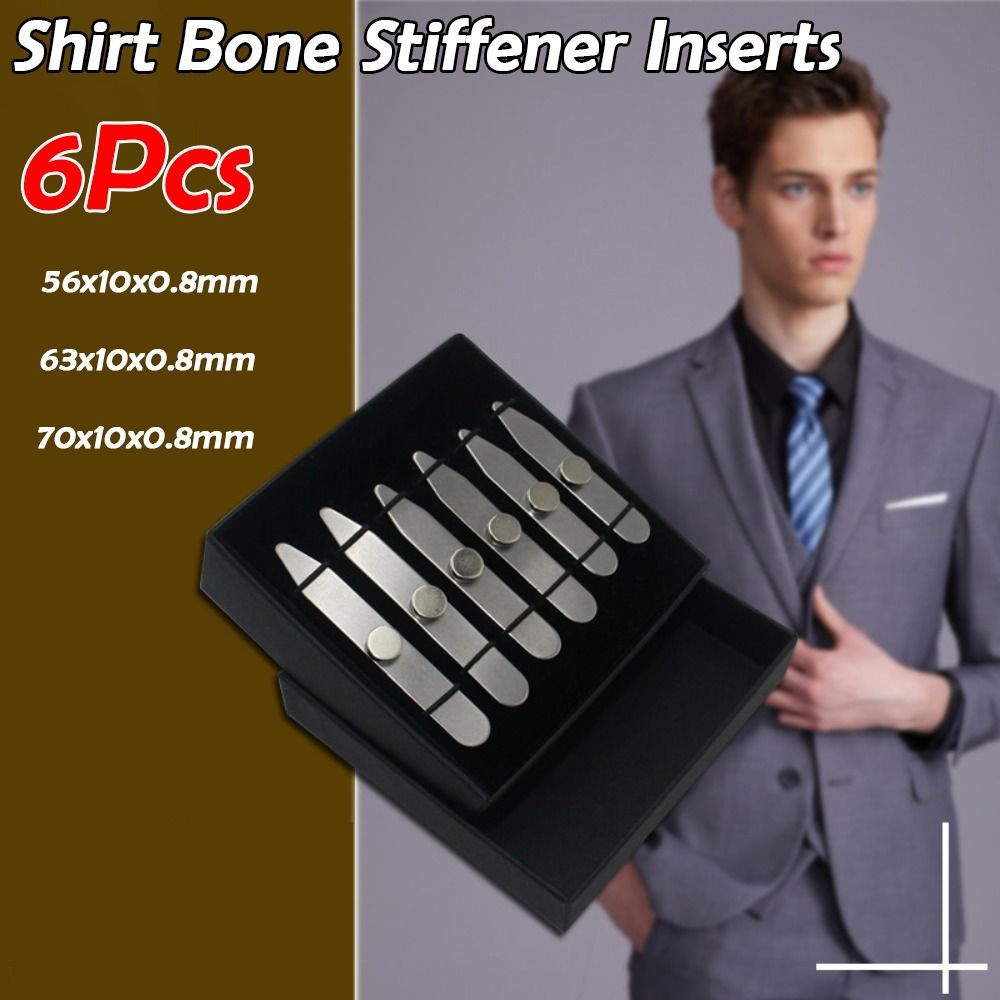 Collar Stay Metal - 6Pcs New Stainless Steel Collar Stays