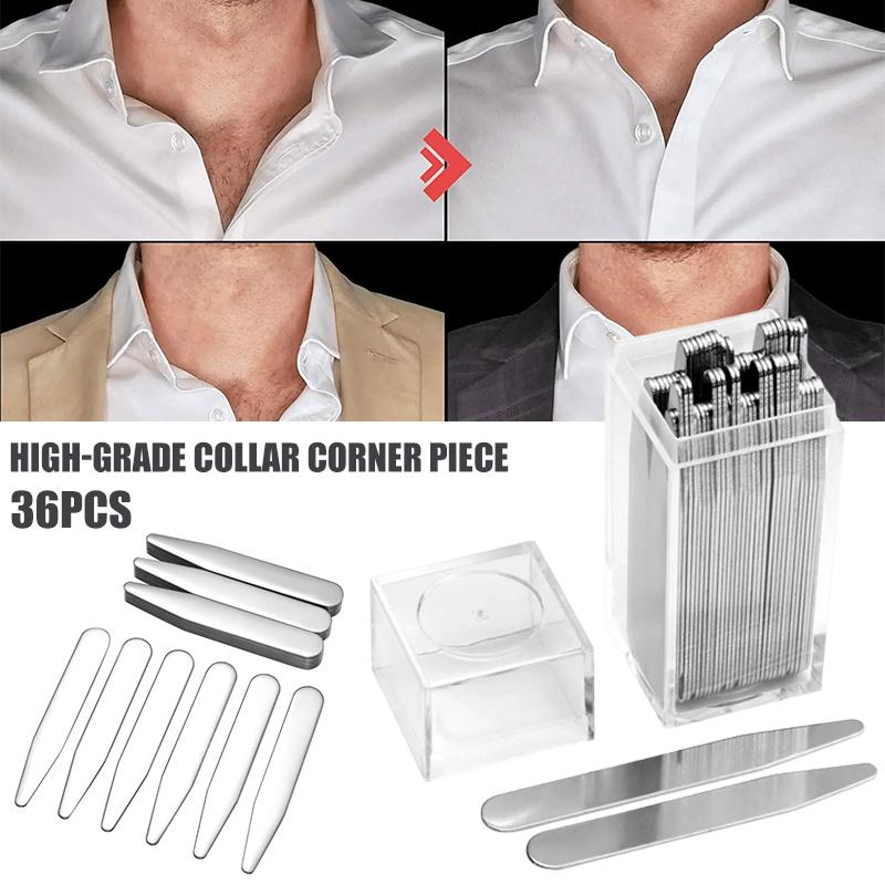 Collar Stay Metal - 36pcs Stainless Steel Shirt Collar Stays