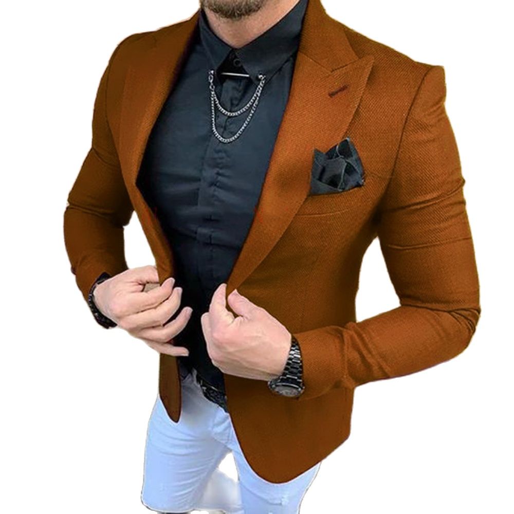 Men Formal Party Wear Dress - Men's Suits 2pcs Clothing Tailored Slim