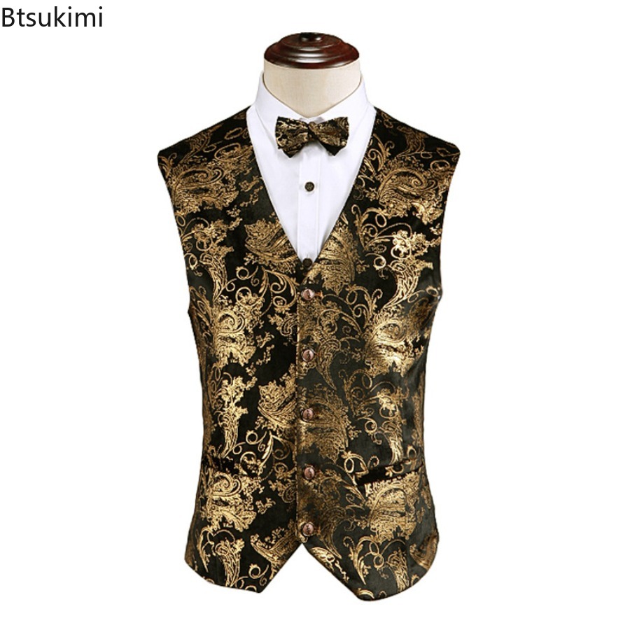 Formal Vest Waistcoat - New 2026 Men's Luxury Wedding Party