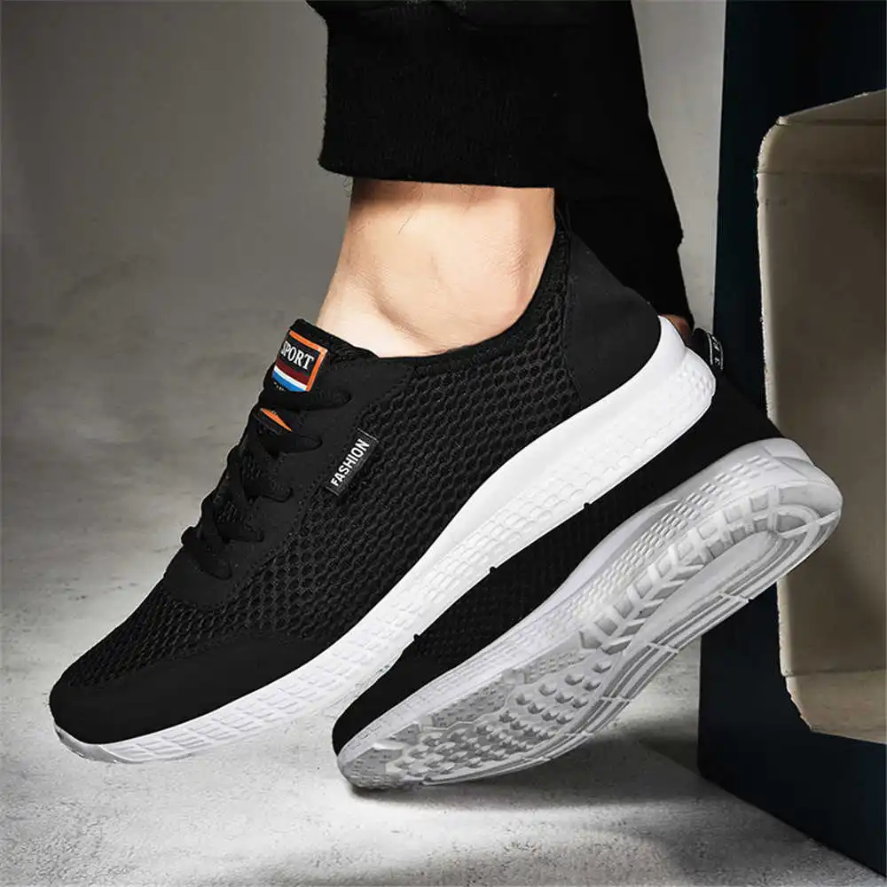 Men'S Formal Wear Big And Tall - 35-46 Breathable Light Blue Sneakers Men