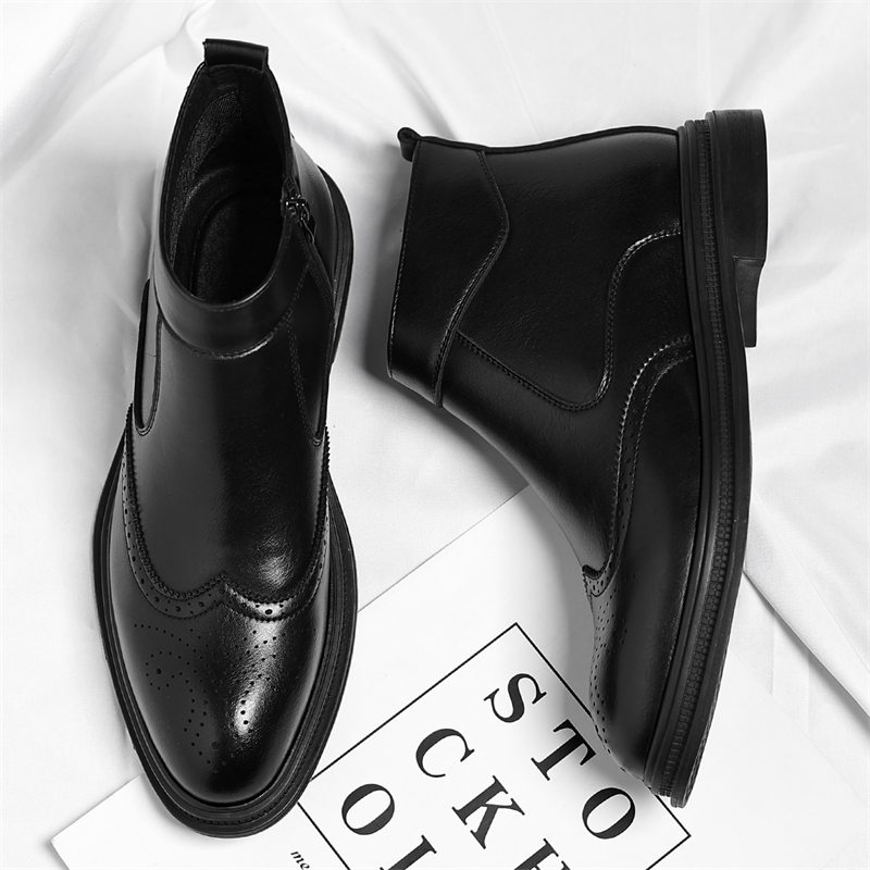Autumn  Winter Thick Soled Men - đánh giá và giá Men Formal Wear Top