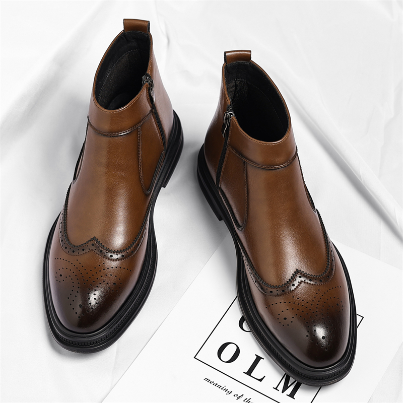 Autumn  Winter Thick Soled Men - đánh giá và giá Men Formal Wear Top