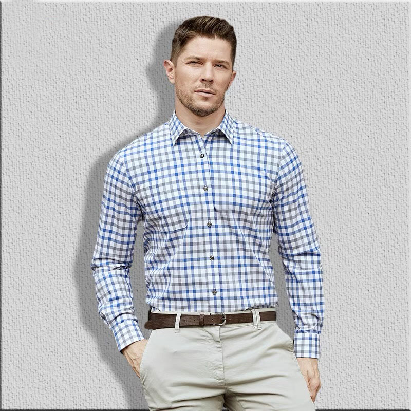 Men's long sleeve shirt pure c - đánh giá và giá Men Formal Wear Top