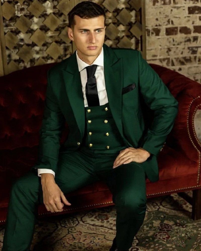 Green Classic Men Suits Formal - đánh giá và giá Men Formal Wear Green