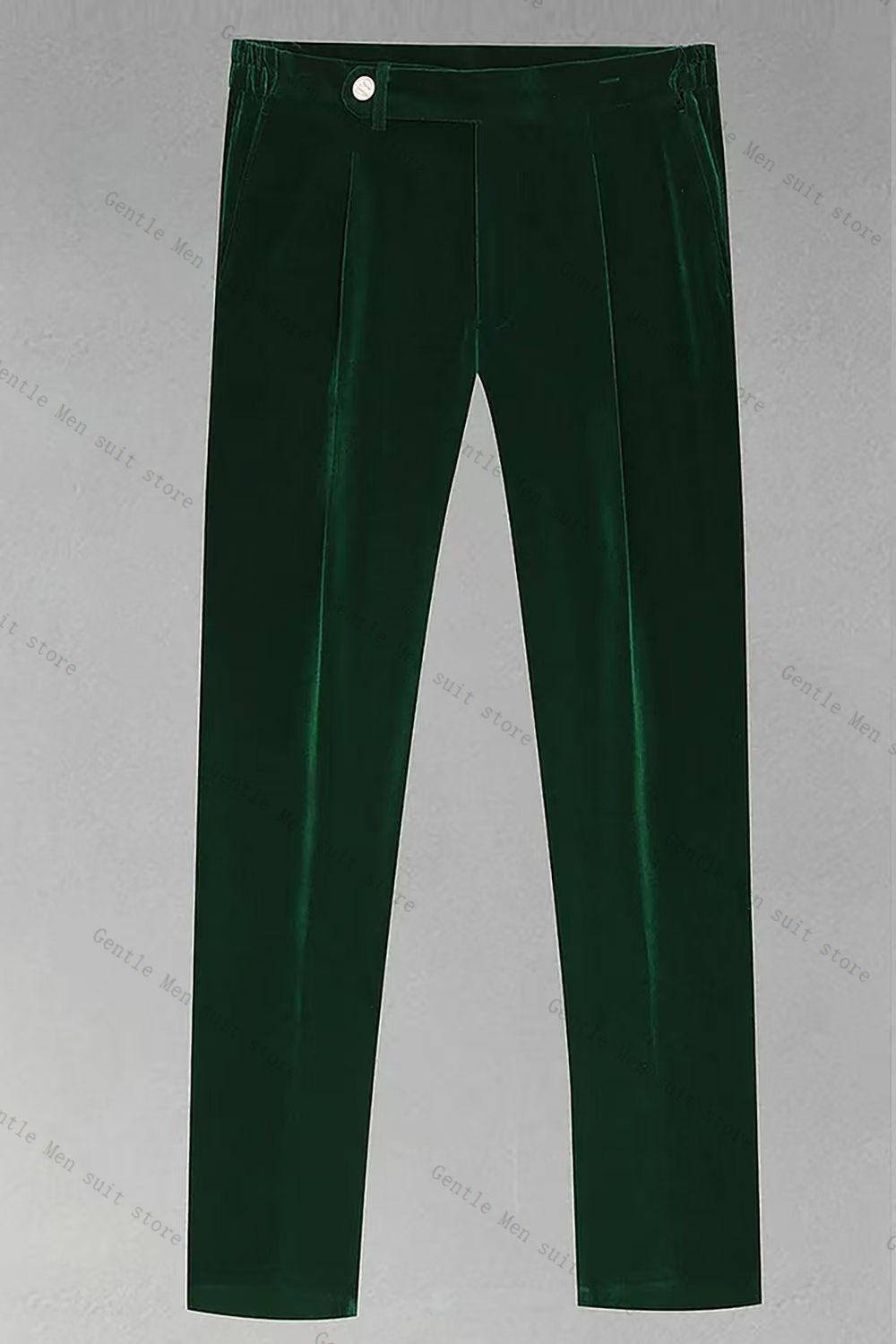 Green Groom Men Suit Set 2 Pie - đánh giá và giá Men Formal Wear Green