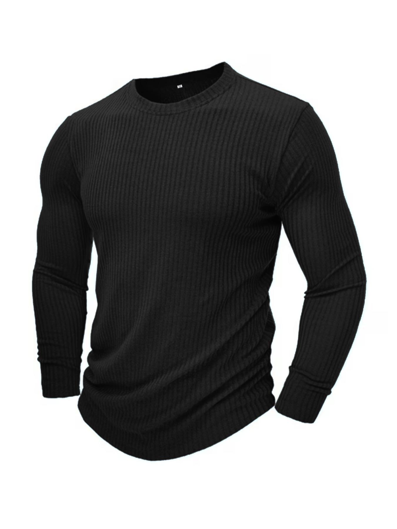 Men's Round Neck Long Sleeve K - đánh giá và giá Men Formal Wear Top