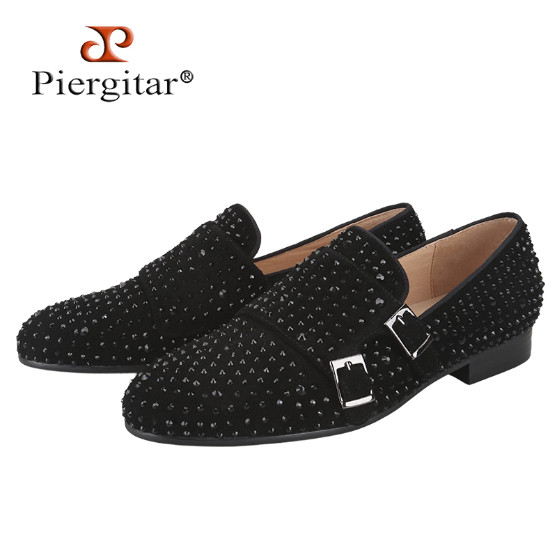 Piergitar New Black Suede Men  - đánh giá và giá Men'S Formal Party Wear Shoes