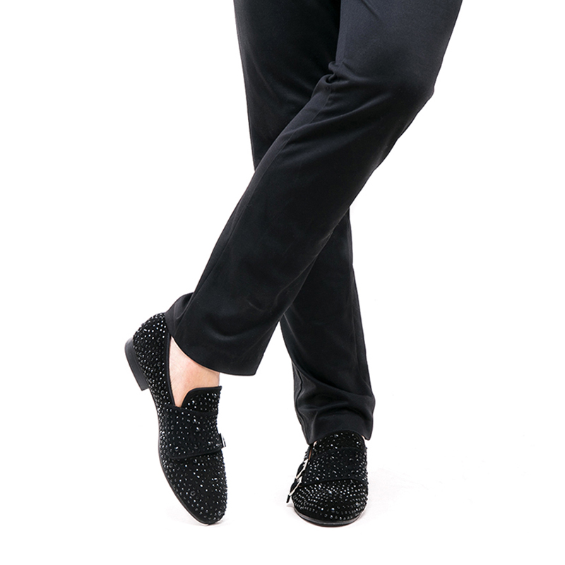 Piergitar New Black Suede Men  - đánh giá và giá Men'S Formal Party Wear Shoes