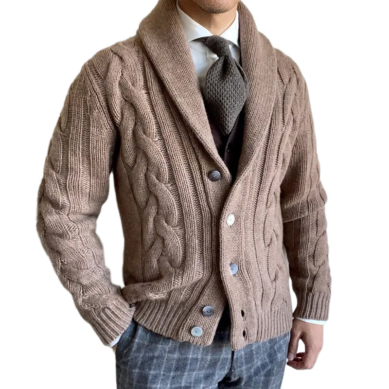 2026 Autumn and Winter New Kni - đánh giá và giá Men Formal Wear Coat