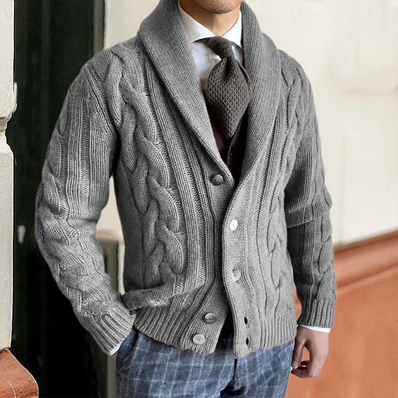 2026 Autumn and Winter New Kni - đánh giá và giá Men Formal Wear Coat