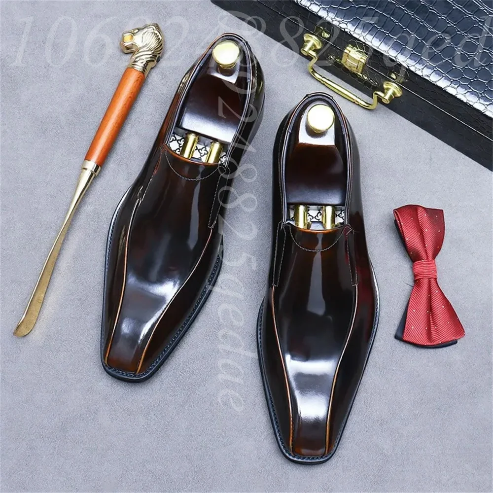 Men's Handmade Vintage Lace-Up - đánh giá và giá Formal Men Daily Wear Footwear