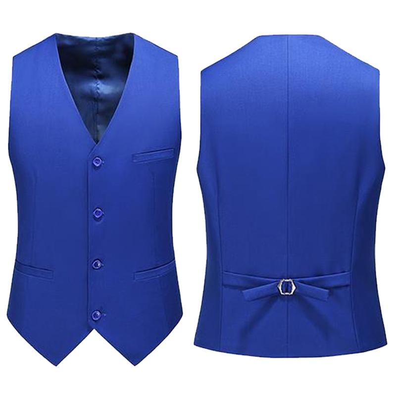 19 Colors Men Vest Solid Color - đánh giá và giá Formal Vest Waistcoat