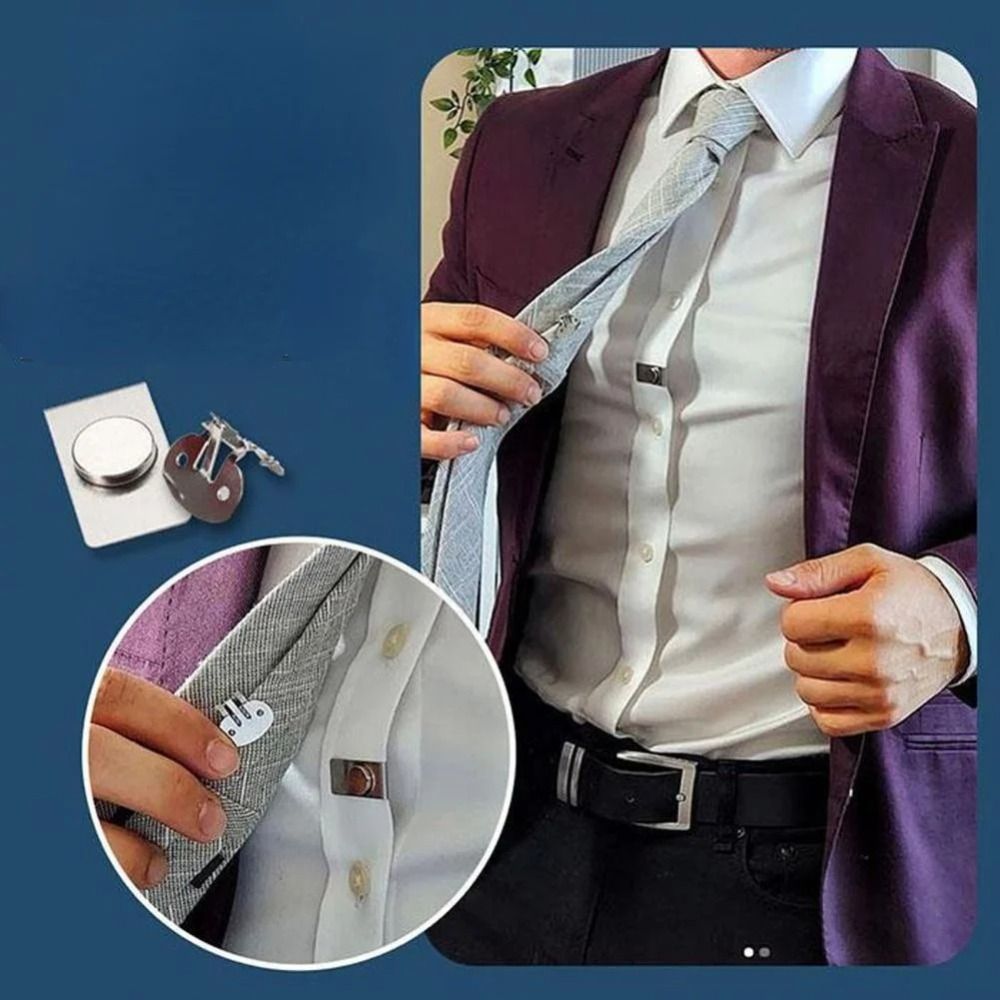 New Invisible Tie Stay Clips A - đánh giá và giá Collar Stay Metal