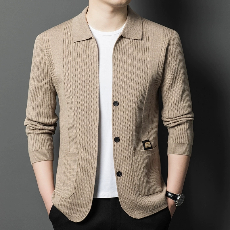 High-Quality Men's Knitted Car - đánh giá và giá Men Formal Wear Coat
