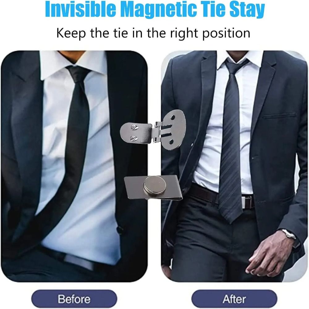 New Invisible Tie Stay Clips A - đánh giá và giá Collar Stay Metal