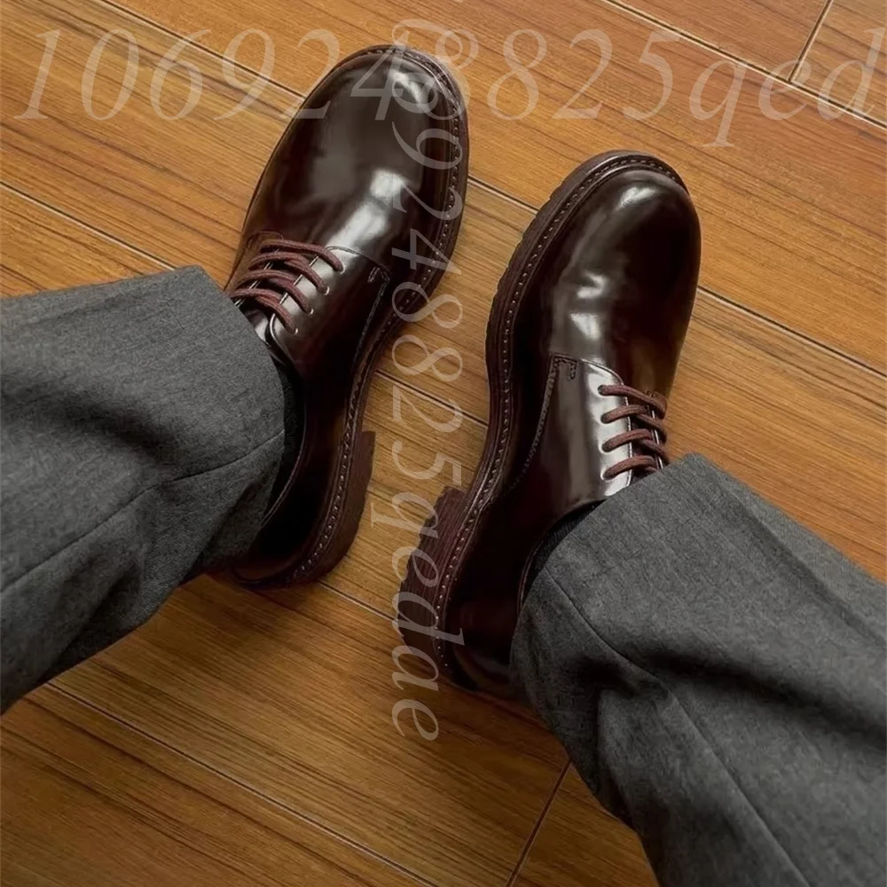 Men's Handmade Vintage Lace-Up - đánh giá và giá Formal Men Daily Wear Footwear