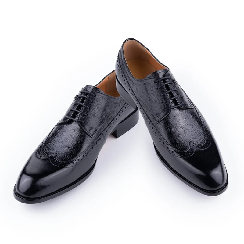 Men's Cowhide Leather Shoes La - đánh giá và giá Formal Men Daily Wear Footwear