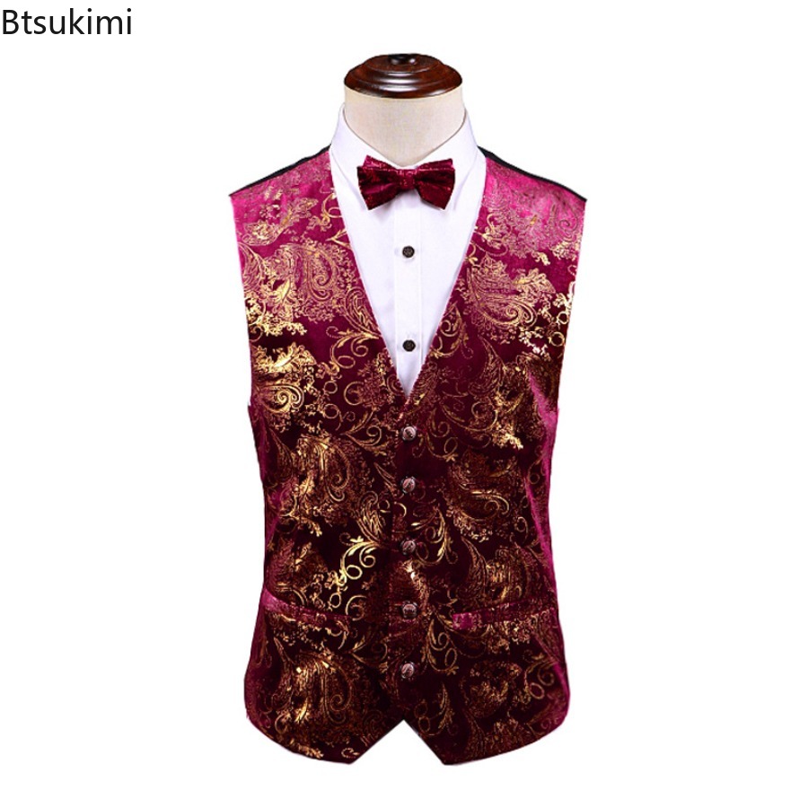 New 2026 Men's Luxury Wedding  - đánh giá và giá Formal Vest Waistcoat