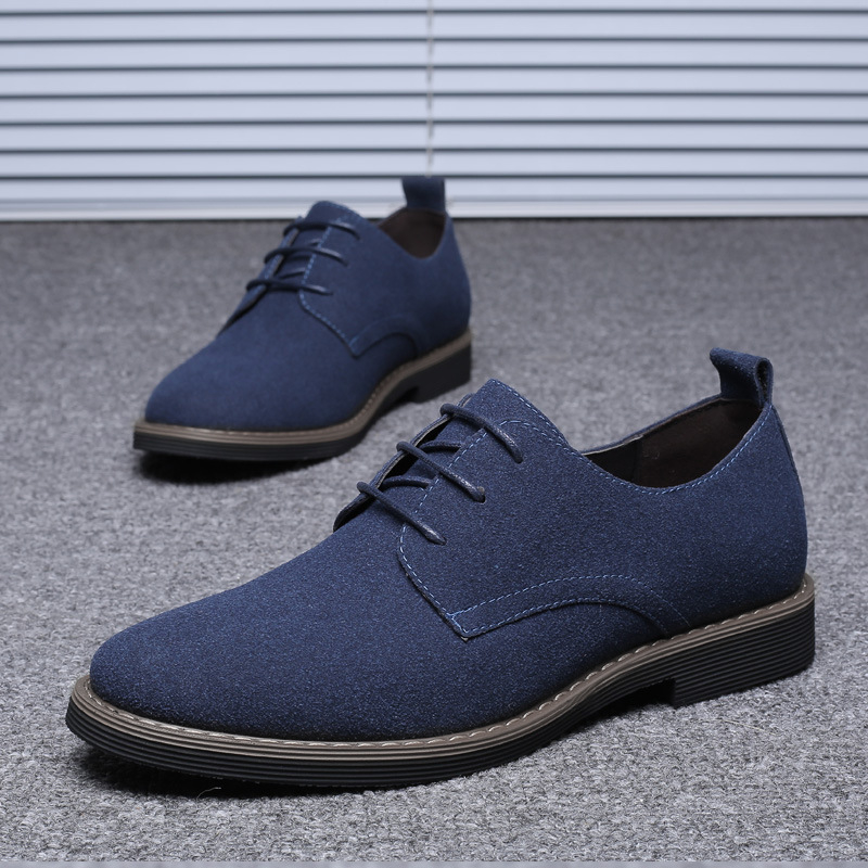 Mens Navy Blue Suede Leather O - đánh giá và giá Formal Men Daily Wear Footwear
